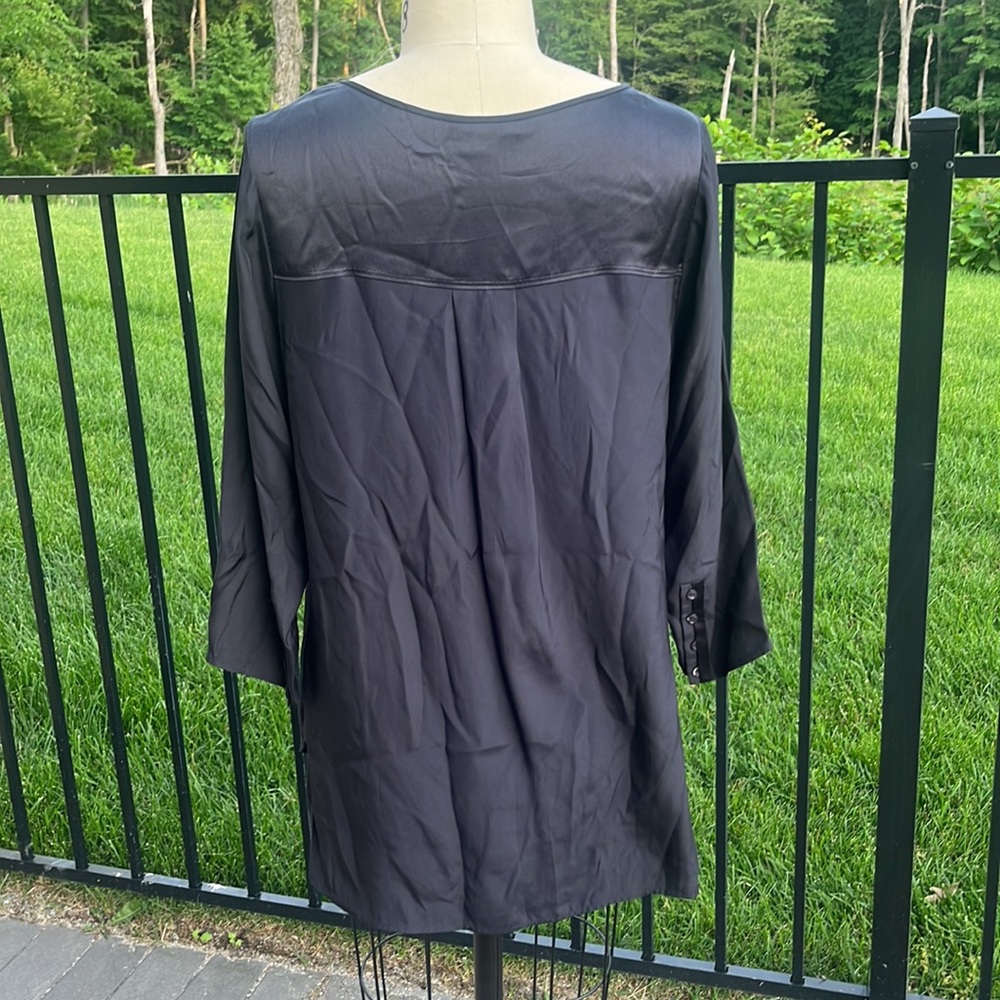 VINCE WOMAN SILK TOP - Picture 4 of 5